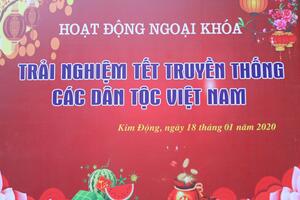 Hoạt động ngoại khóa: "Trải nghiệm tết truyền thống các dân tộc Việt Nam"