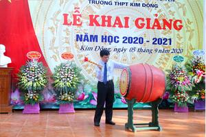 TRƯỜNG THPT KIM ĐỘNG LONG TRỌNG TỔ CHỨC LỄ KHAI GIẢNG NĂM HỌC 2020-2021