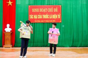 Trường THPT Kim Động tổ chức sinh hoạt ngoại khóa chủ đề tháng 4
