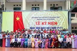 TRƯỜNG THPT KIM ĐỘNG LONG TRỌNG TỔ CHỨC LỄ KỶ NIỆM 38 NGÀY NHÀ GIÁO VIỆT NAM ... 20/11/20
