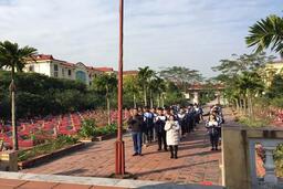 LỄ DÂNG HƯƠNG CỦA THẦY TRÒ TRƯỜNG THPT KIM ĐỘNG TẠI NGHĨA TRANG LIỆT SĨ THỊ TRẤN ... 22/12/20