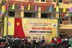 GIAO LƯU TIẾNG ANH GIỮA TRƯỜNG THPT KIM ĐỘNG VÀ TRUNG TÂM TIẾNG ANH AEC 22/12/20