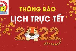 TRƯỜNG THPT KIM ĐỘNG THÔNG BÁO LỊCH TRỰC TẾT NGUYÊN ĐÁN NHÂM DẦN 2022 29/01/22