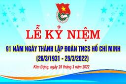 TRƯỜNG THPT KIM ĐỘNG TỔ CHỨC LỄ KỈ NIỆM CHÀO MỪNG NGÀY THÀNH LẬP ĐOÀN 26-3-2022 03/04/22