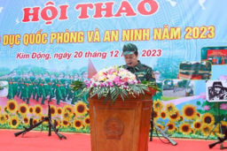 HỘI THAO GIÁO DỤC QUỐC PHÒNG VÀ AN NINH NĂM HỌC 2023-2024 TRƯỜNG THPT KIM ĐỘNG ... 20/12/23