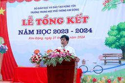 LỄ TỔNG KẾT NĂM HỌC 2023-2024 THPT KIM ĐỘNG TỰ HÀO NHÌN LẠI MỘT CHẶNG ĐƯỜNG 28/05/24