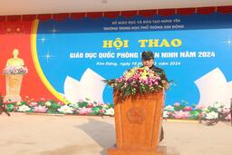 TRƯỜNG THPT KIM ĐỘNG TỔ CHỨC THÀNH CÔNG HỘI THAO GIÁO DỤC QUỐC PHÒNG VÀ AN NINH NĂM ... 18/12/24