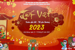 Trường THPT Kim Động tổ chức chương trình Tết Việt 2023 và trao tặng quà cho học ... 19/01/23