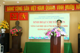 HỘI THẢO CHUYÊN MÔN CẤP CỤM TRƯỜNG VỚI CHỦ ĐỀ: NÂNG CAO HIỆU QUẢ ỨNG DỤNG PHẦN MỀM ... 01/02/24
