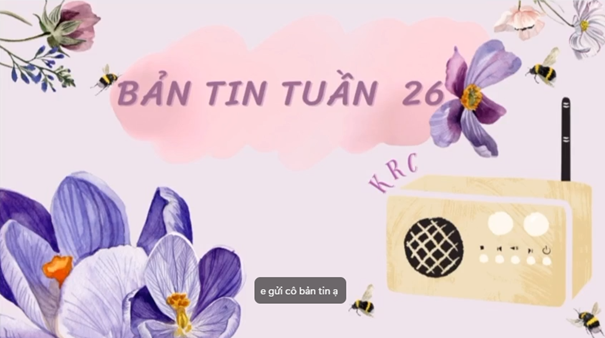 BẢN TIN TUẦN 26 CỦA CÂU LẠC BỘ KRC TRƯỜNG THPT KIM ĐỘNG 14/03/25
