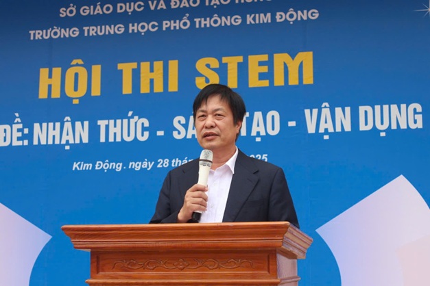 TRƯỜNG THPT KIM ĐỘNG TỔ CHỨC HỘI THI STEM NĂM HỌC 2024-2025 03/03/25