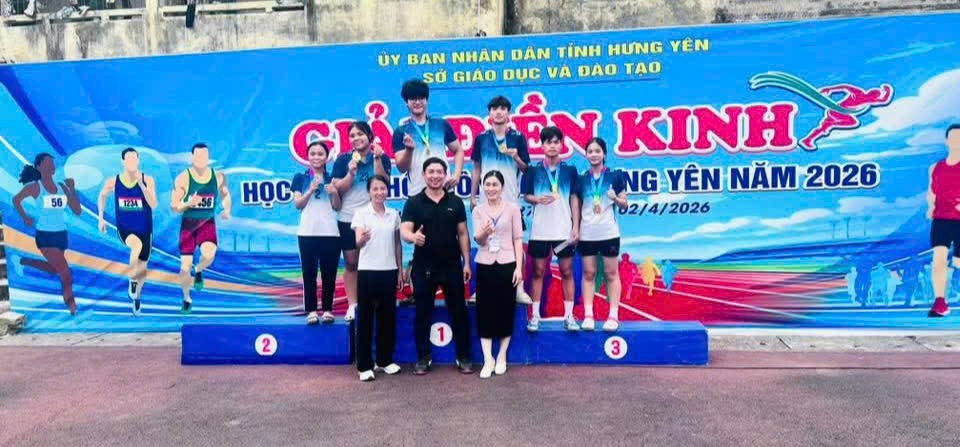 ĐỘI TUYỂN ĐIỀN KINH TRƯỜNG THPT KIM ĐỘNG GẶT HÁI  THÀNH CÔNG RỰC RỠ TẠI GIẢI CẤP TỈNH NĂM 2026