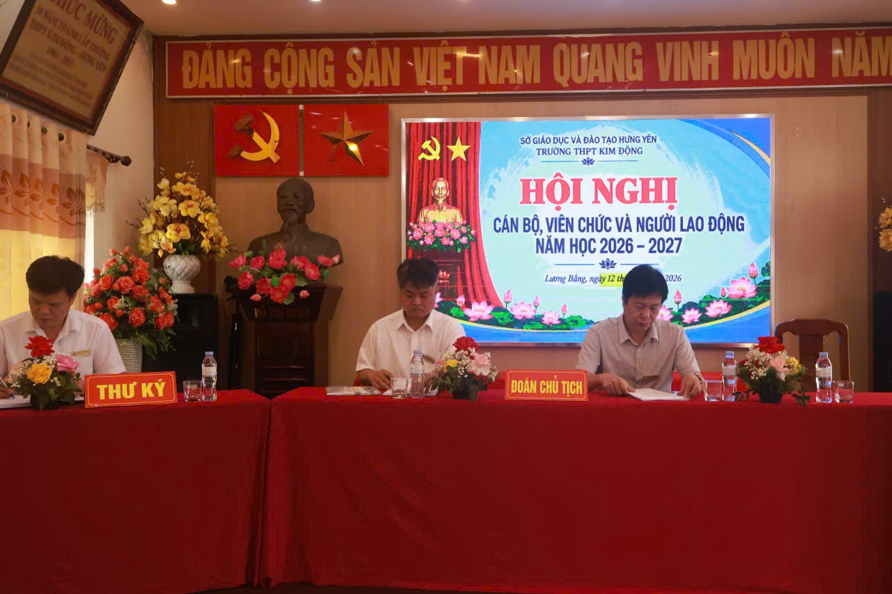 <a href='https://c3kimdong.hungyen.edu.vn/tin-tuc/truong-thpt-kim-dong-phat-huy-tinh-dan-chu-quyet-tam-hoan-thanh-xuat-sac-nhiem-vu-nam-hoc-2026-2027.html'>TRƯỜNG THPT KIM ĐỘNG - PHÁT HUY TÍNH DÂN CHỦ, QUYẾT TÂM HOÀN THÀNH XUẤT SẮC NHIỆM VỤ NĂM HỌC 2026 – 2027</a>